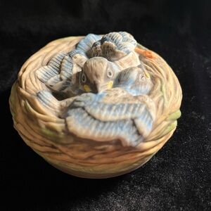 Vintage Boehm Baby Buntings Porcelain Figurine